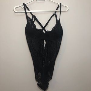 La Senza strappy lace bodysuit